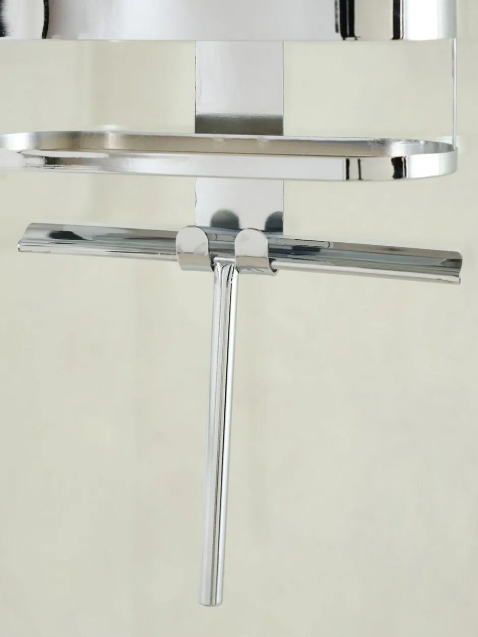 Next Shower Caddy with Wiper Chrome