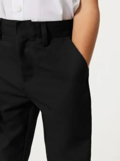 Clarks Black Fastened School Trousers with Stretch Discount