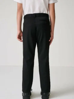 Clarks Black Slim Fit Boys Fastening School Trousers Online
