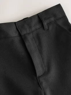 Clarks Black Slim Fit Boys Fastening School Trousers Online