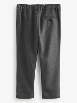 Clarks Pull On Regular Fit Trousers 2 Pack Grey Sale
