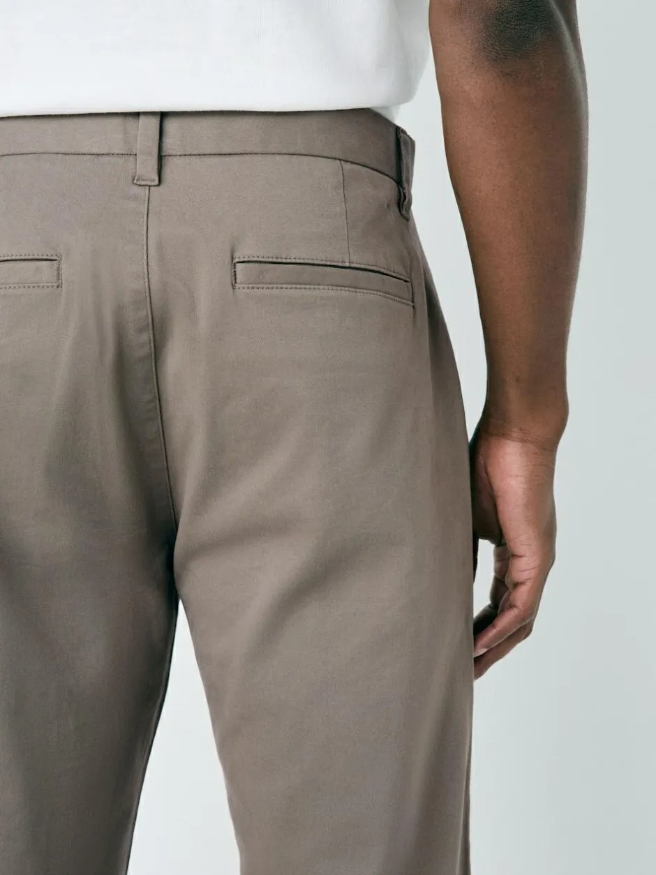 Next Clay Straight Fit Stretch Chinos Trousers Sale