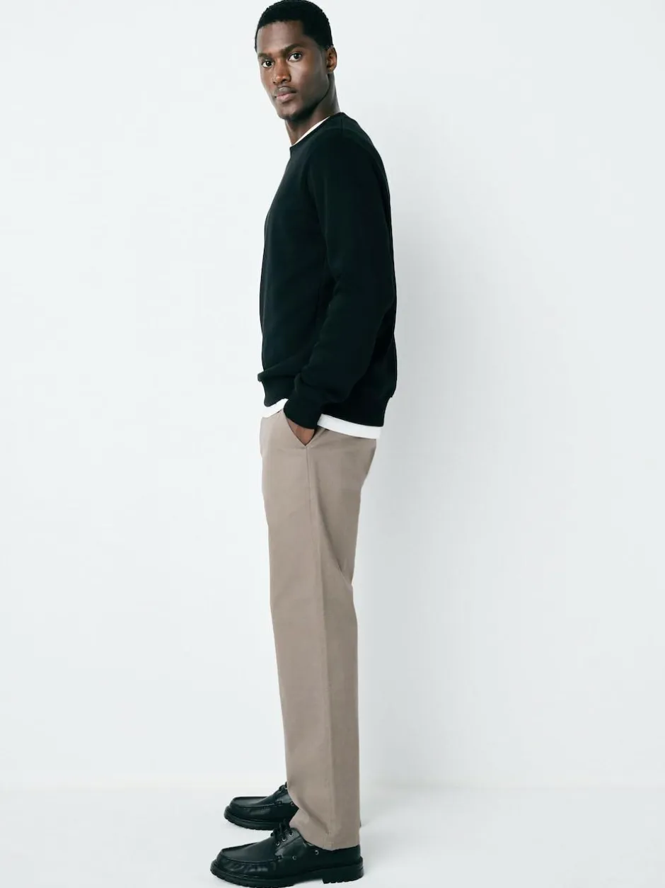 Next Clay Straight Fit Stretch Chinos Trousers Sale