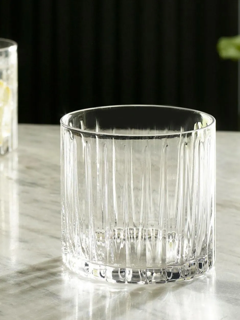 Next Clear Collins Set of 4 Short Tumbler Glasses Clearance
