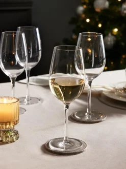 Next Clear Nova Wine Glasses Set of 4 White Wine Glasses