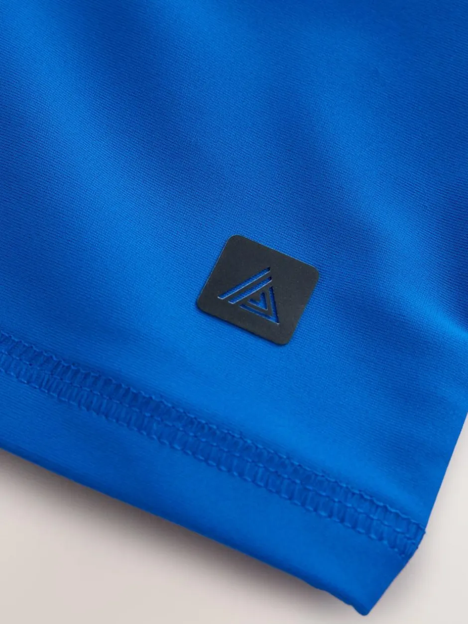 Next Active Short Sleeve Rash Vest Cobalt Blue New