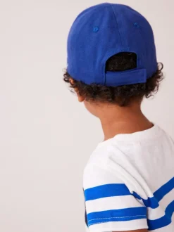 Next Canvas 100% Cotton Cap 1-16 years (3mths-16yrs) Cobalt Blue Discount