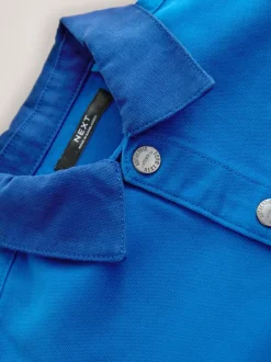 Next Canvas Overshirt (3mths-7yrs) Cobalt Blue Hot