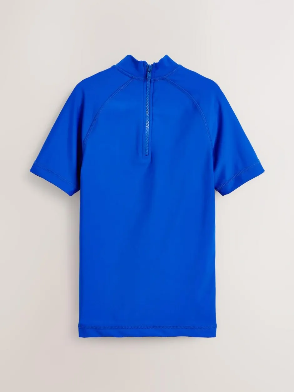 Next Cobalt Blue Short Sleeve Rash Vest (1.5-16yrs) New