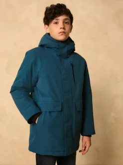 Next Waterproof Parka Coat (3-17yrs) Cobalt Blue Best