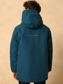 Next Waterproof Parka Coat (3-17yrs) Cobalt Blue Best