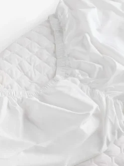 Next Collection Luxe 200 Thread Count 100% Cotton Regular Mattress Protector Online