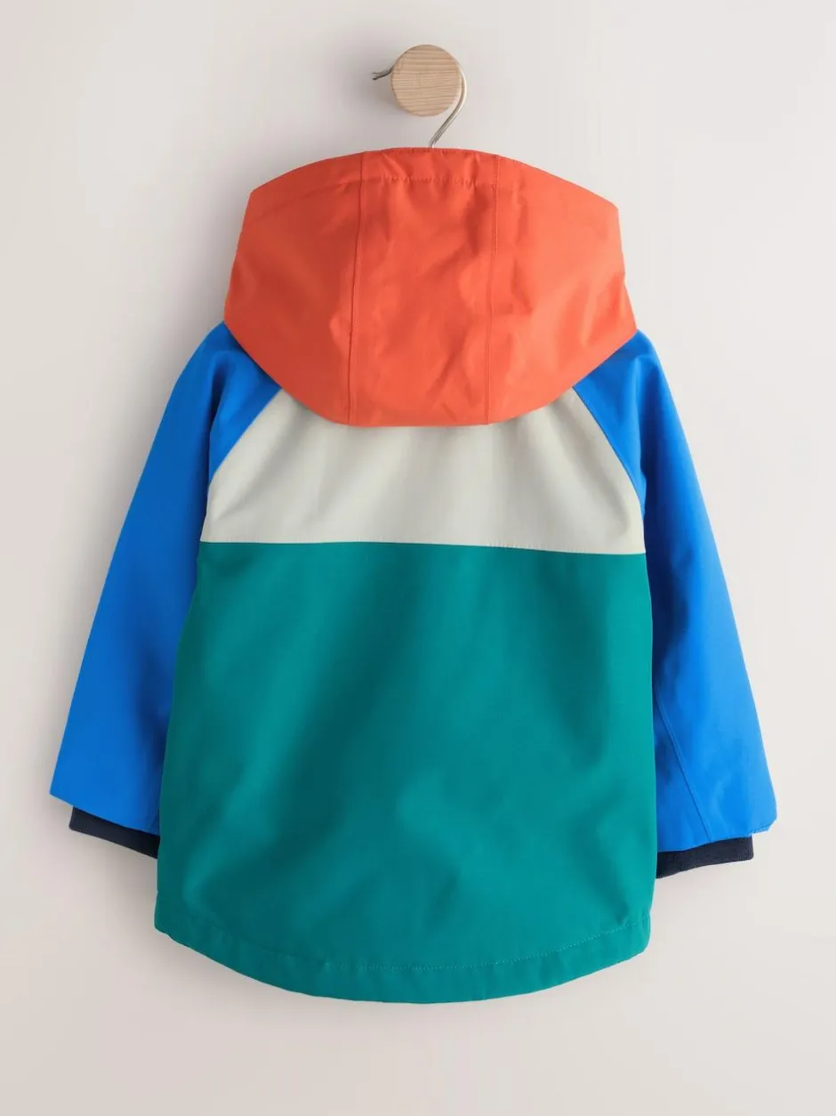 Next Waterproof Fleece Lined Anorak (3mths-7yrs) Colourbock Clearance