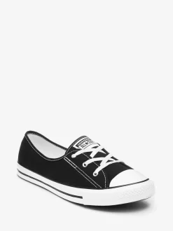 Converse Ballet Lace Trainers Black Outlet
