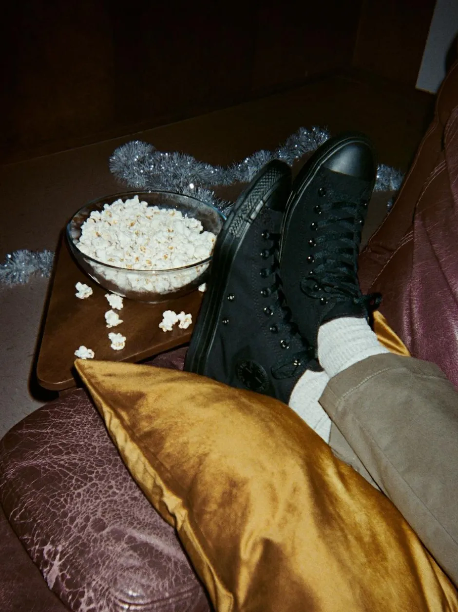 Converse Chuck High Trainers Black Clearance