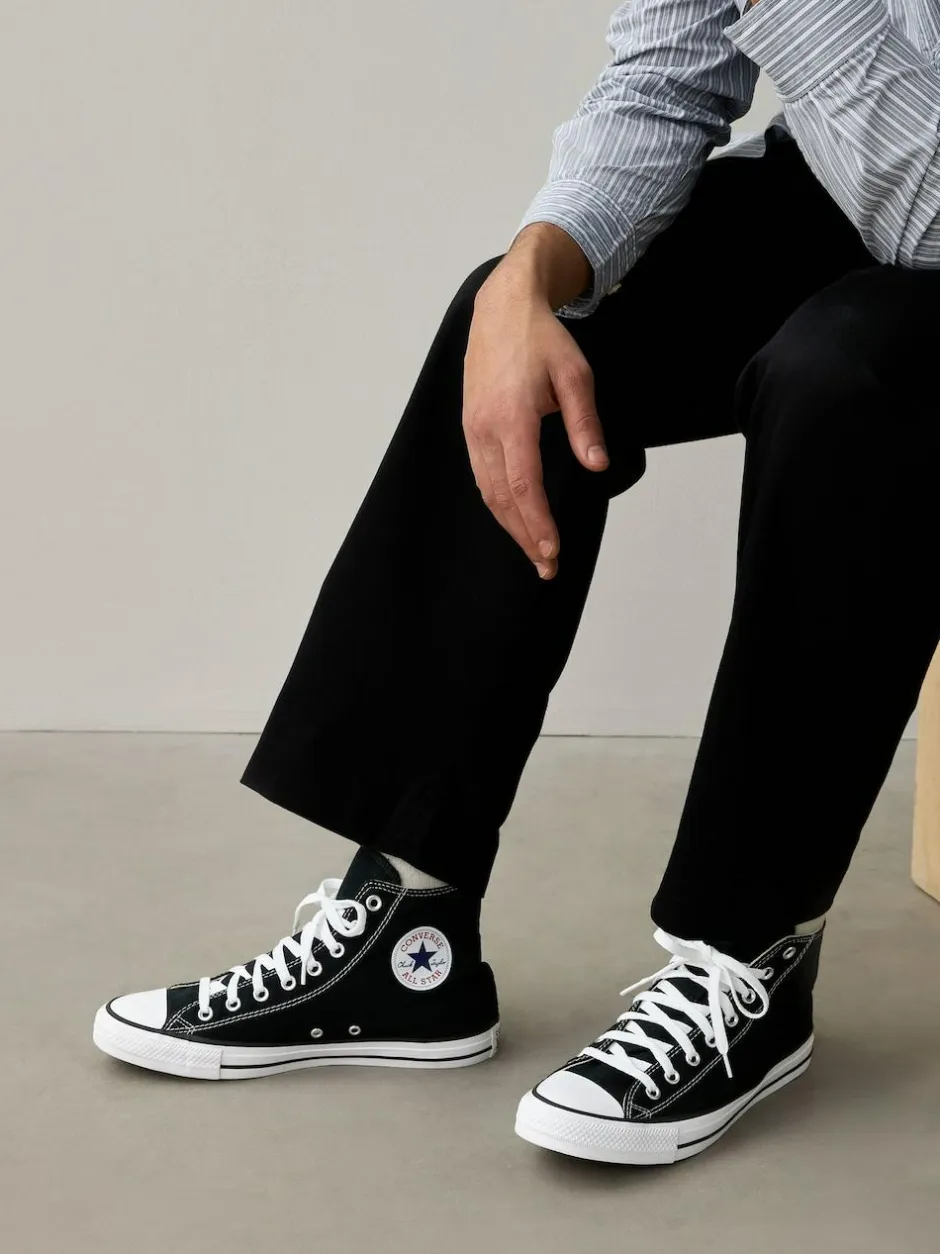 Converse Chuck High Trainers Black Grey Outlet