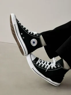 Converse Chuck High Trainers Black Grey Outlet