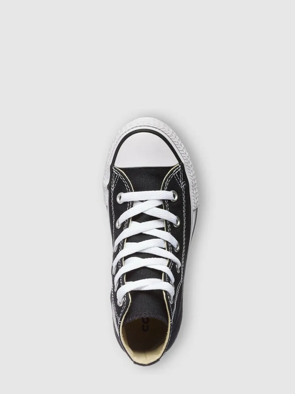 Converse Chuck Taylor High Top Junior Trainers Black/White Outlet