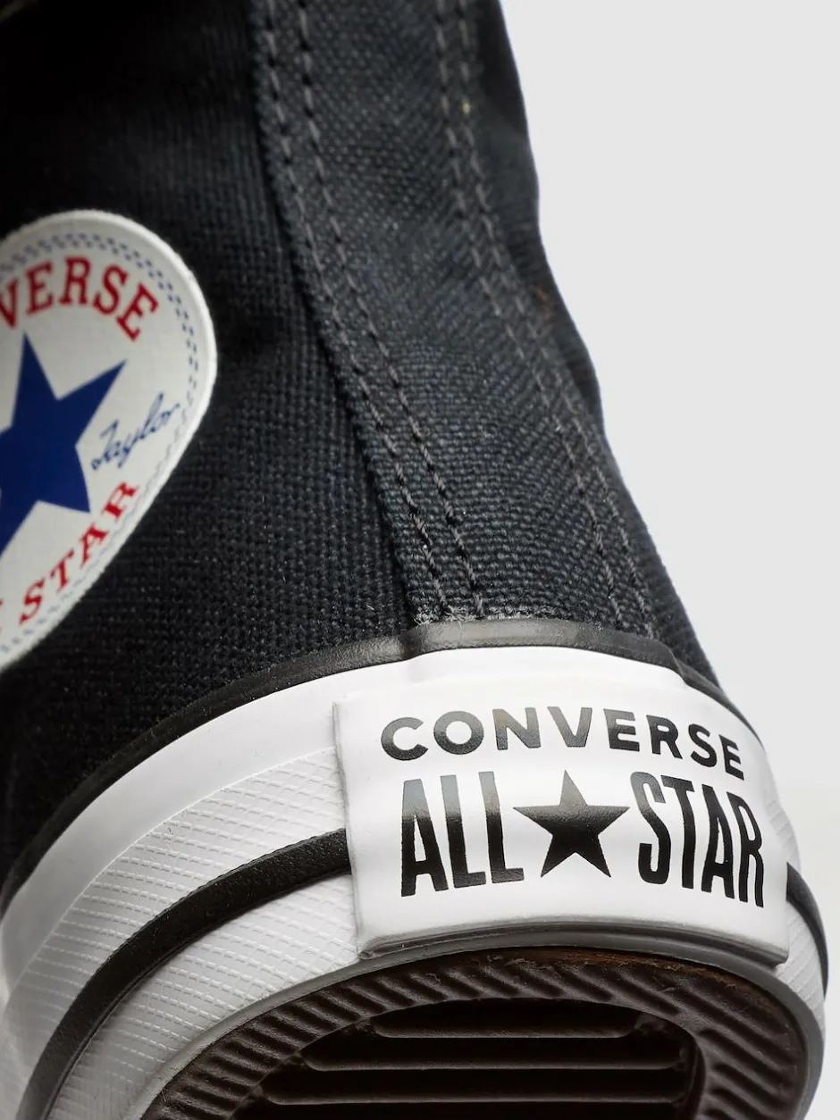 Converse Chuck Taylor High Top Junior Trainers Black/White Outlet