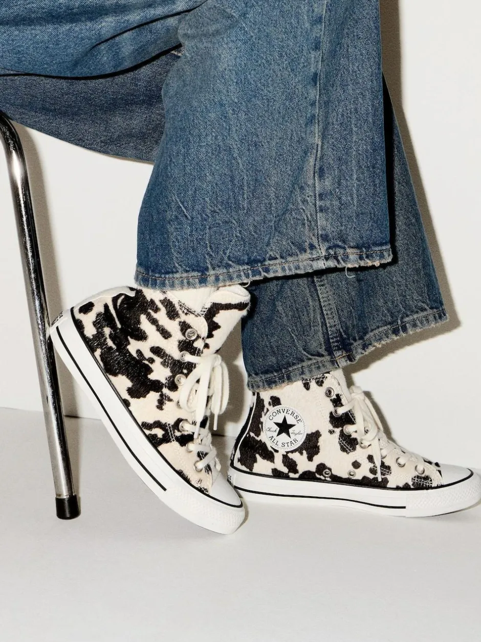 Converse Chuck Taylor Suede All Over High Trainers Cow Brown Online