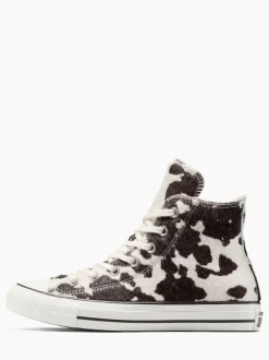 Converse Chuck Taylor Suede All Over High Trainers Cow Brown Online