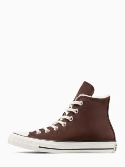 Converse Chuck Taylor All Star Winter Luxe High Trainers Natural Discount