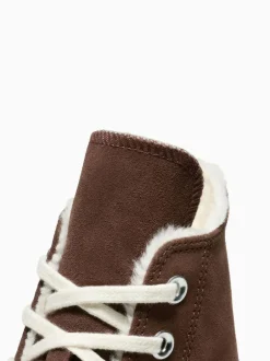 Converse Chuck Taylor All Star Winter Luxe High Trainers Natural Discount