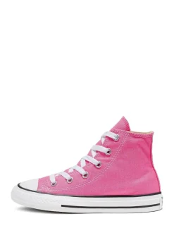 Converse Chuck Taylor High Top Junior Trainers Pink Outlet