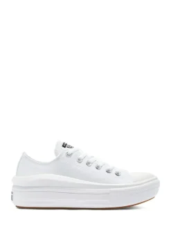 Converse All Star Move Chuck Ox Platform Trainers White Online
