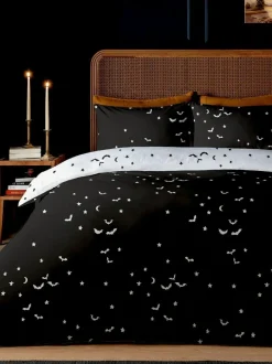 Copenhagen Home Black Bats Duvet Cover Set Hot