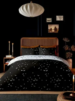 Copenhagen Home Black Bats Duvet Cover Set Hot