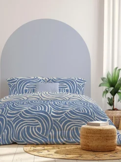 Copenhagen Home Blue Sofia Duvet Cover Set Outlet