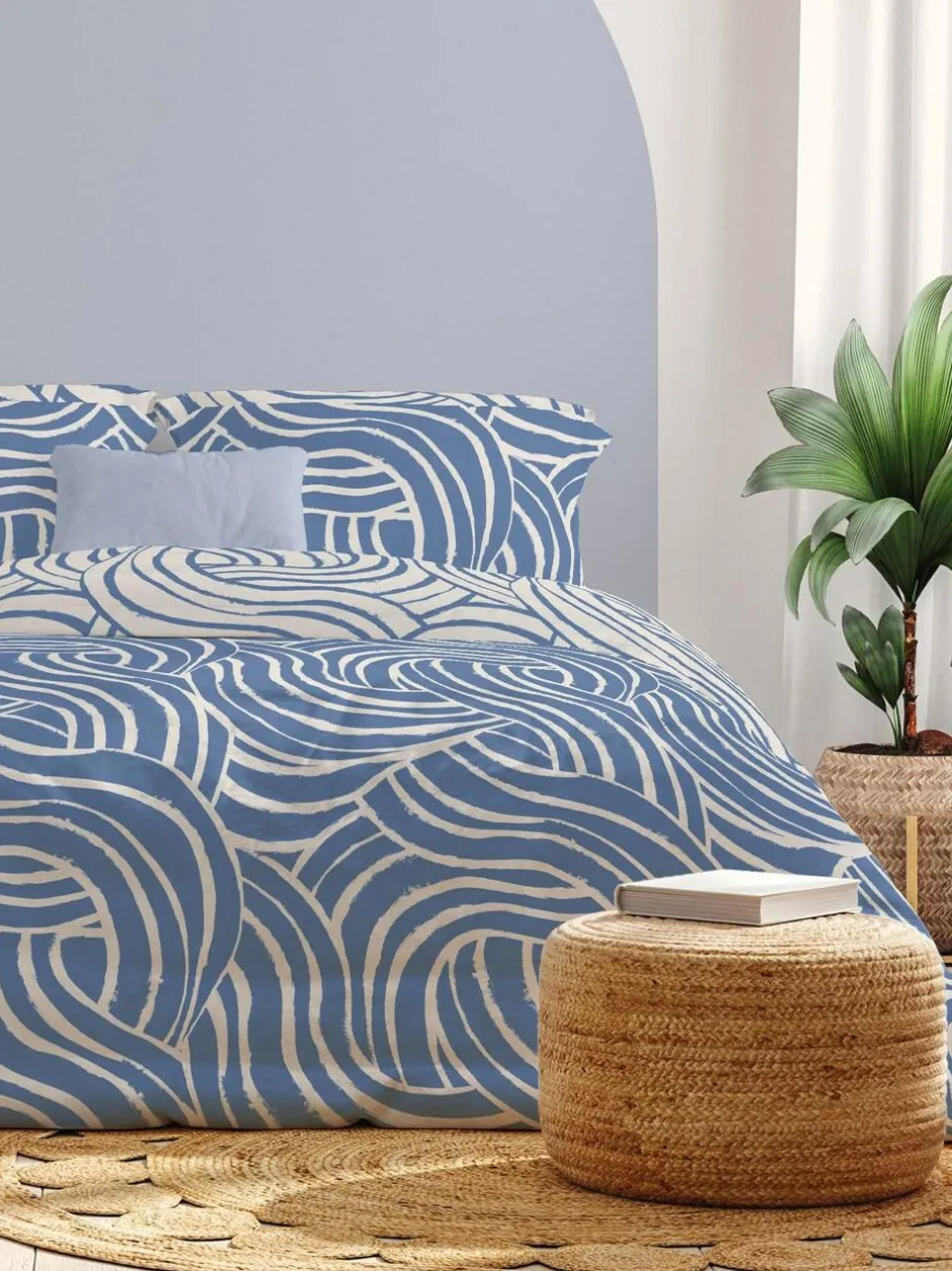 Copenhagen Home Blue Sofia Duvet Cover Set Outlet