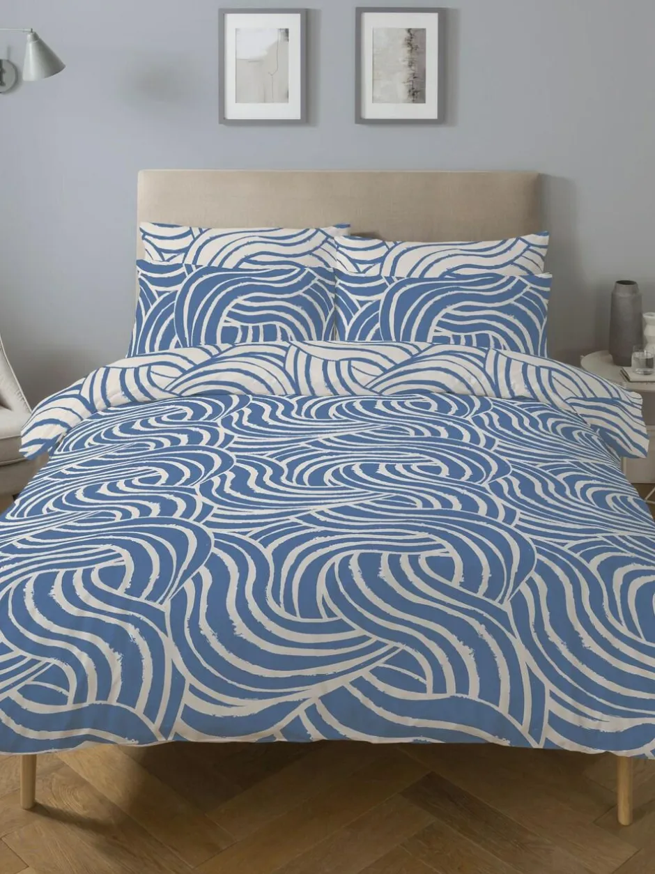Copenhagen Home Blue Sofia Duvet Cover Set Outlet