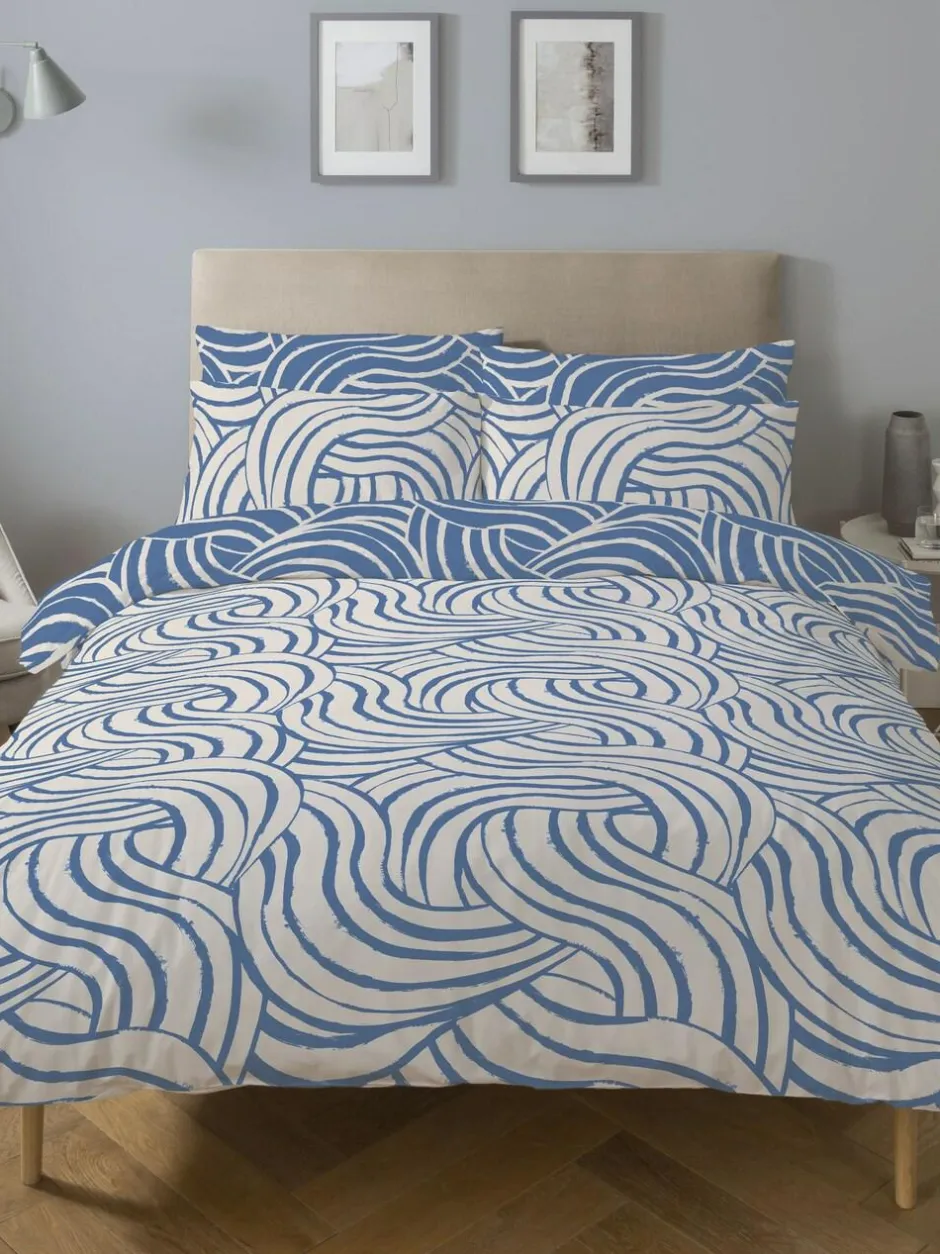 Copenhagen Home Blue Sofia Duvet Cover Set Outlet