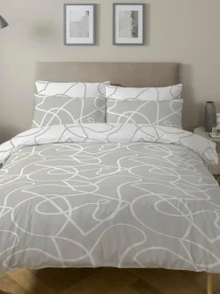 Copenhagen Home Pablo Duvet Cover & Pillowcase Set Stone Best