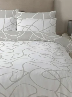 Copenhagen Home Pablo Duvet Cover & Pillowcase Set Stone Best