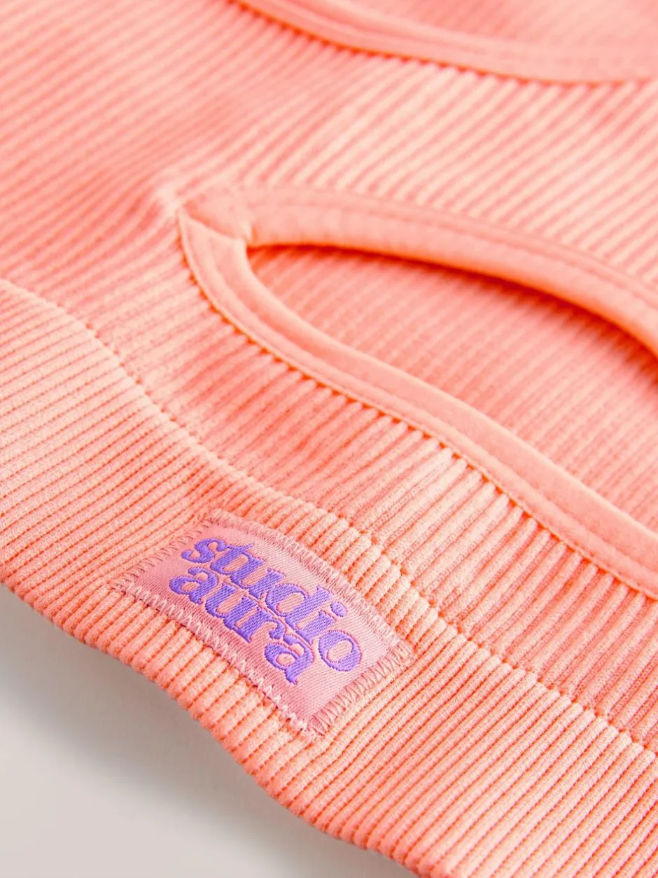 Next Sports Crop Top (5-16yrs) Coral Orange