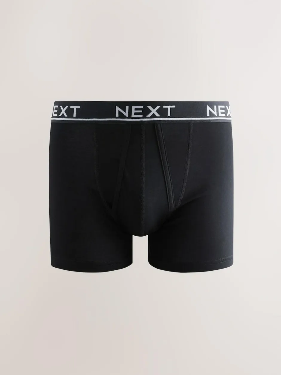 Next Core Grey/ Greens A-Front Boxers 10 Pack Sale