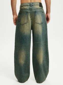 Cotton On Blue Super Baggy Jeans New