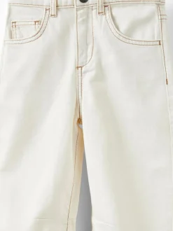 Cotton On Unisex Barrel Leg Denim Jeans Cream Online