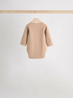 Next Cream Baby Long Sleeve Bodysuits 5 Pack Hot
