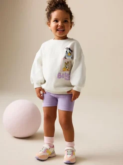Next Cream Bluey Shorts Set (12mths-7yrs) Discount
