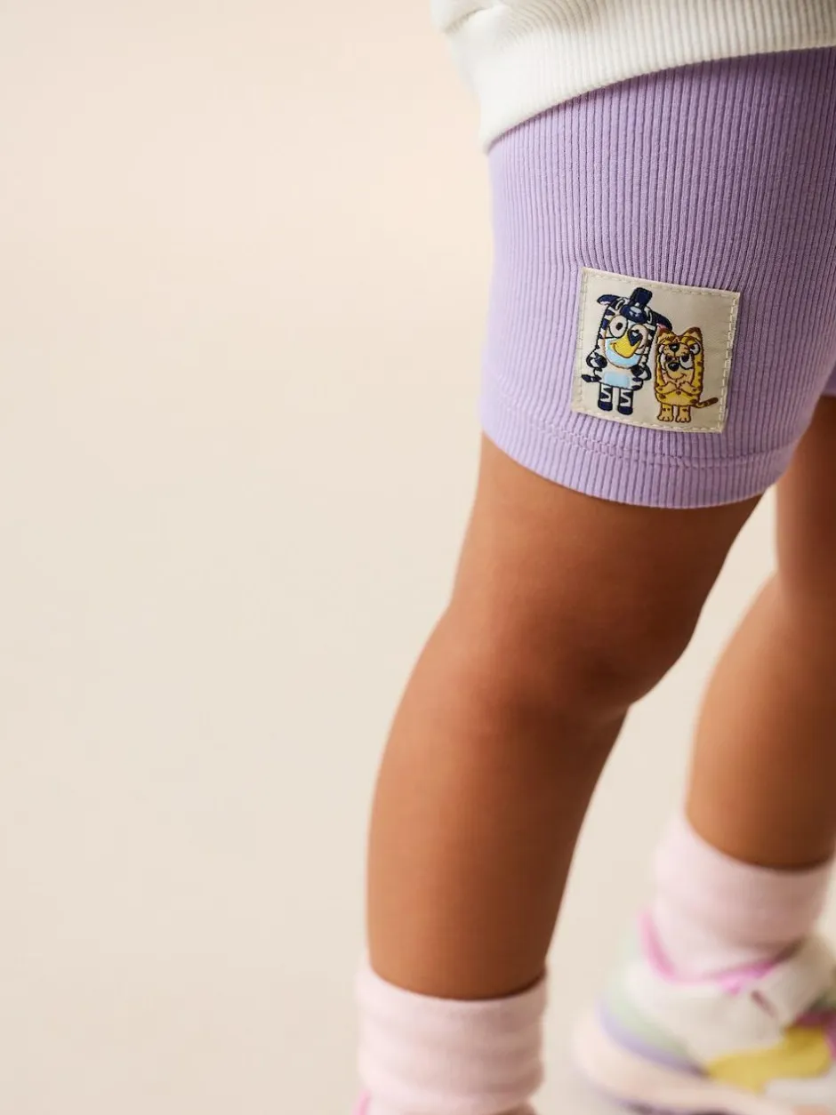 Next Cream Bluey Shorts Set (12mths-7yrs) Discount