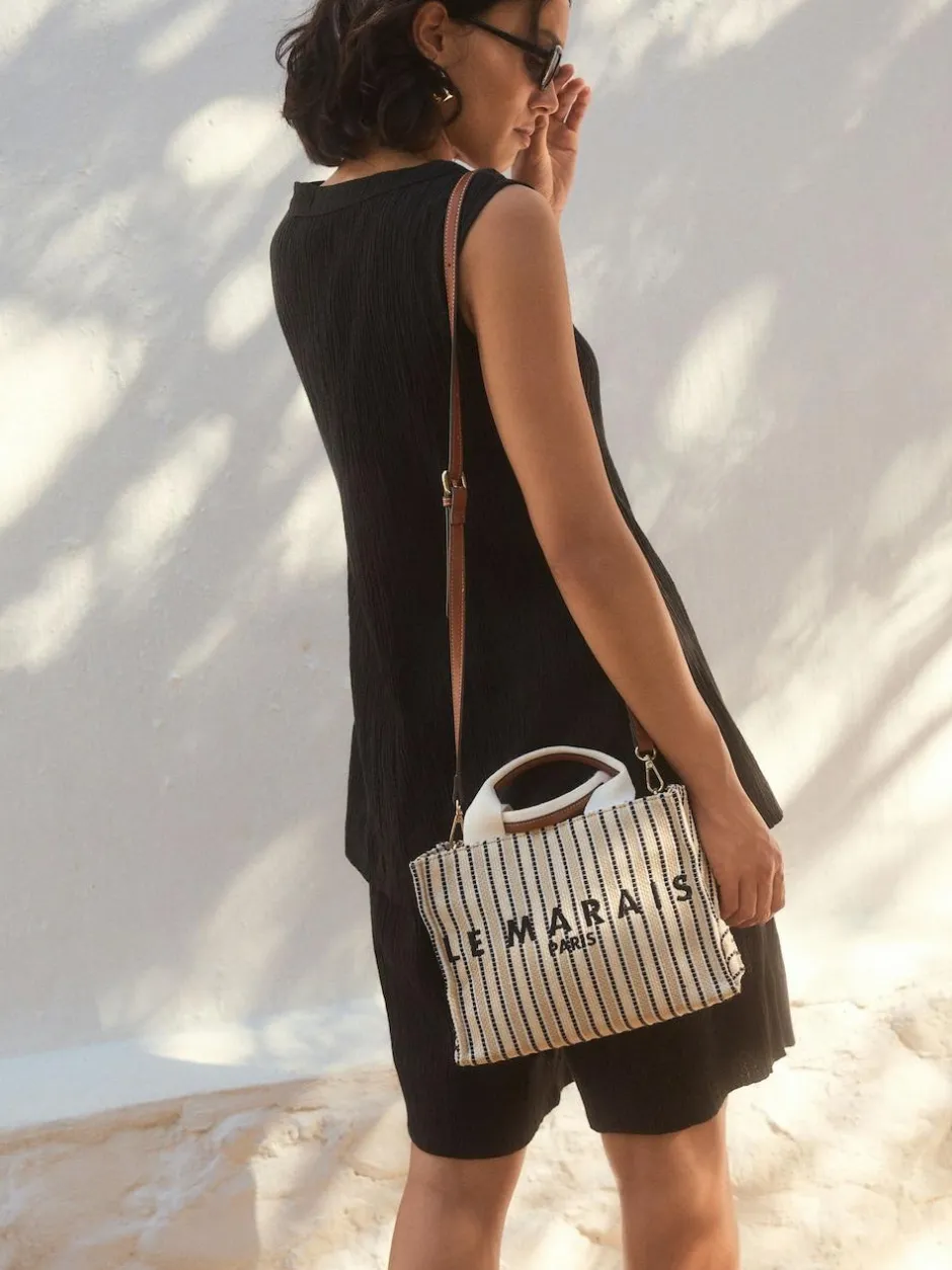 Next Cream Canvas Hand Held Bag Discount