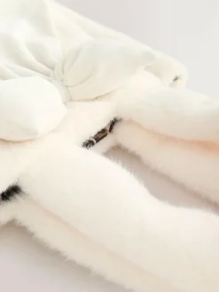 Next Cream Cream Fur Bucket Bag Outlet