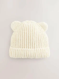 Next 3D Ear Beanie (3mths-10yrs) Cream Best