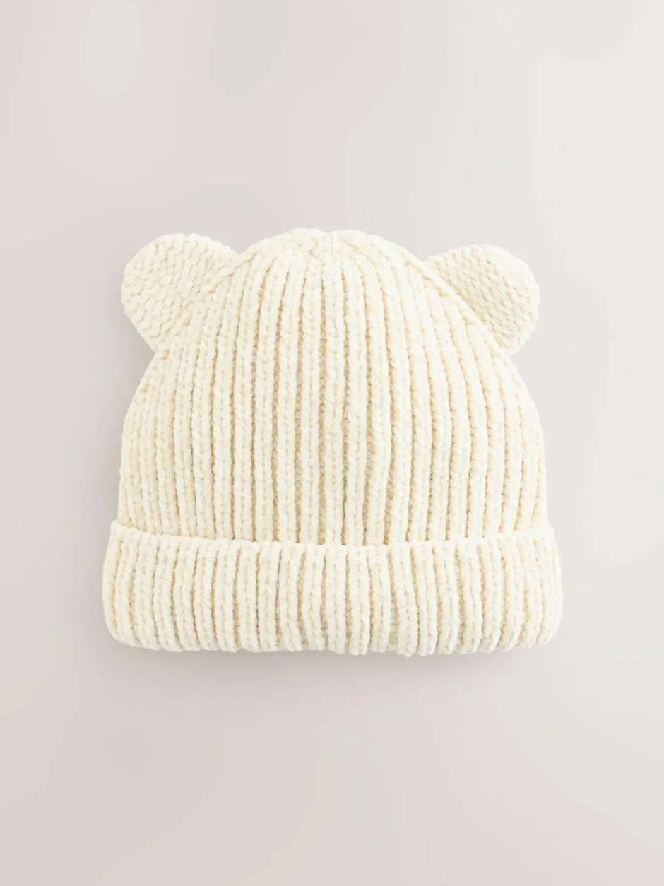 Next 3D Ear Beanie (3mths-10yrs) Cream Best