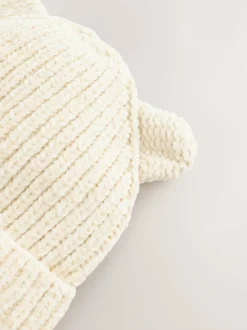 Next 3D Ear Beanie (3mths-10yrs) Cream Best