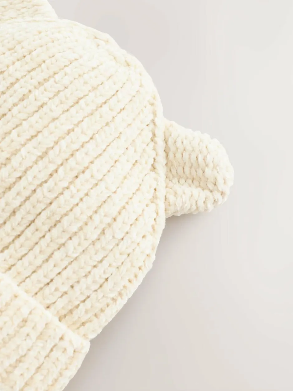 Next 3D Ear Beanie (3mths-10yrs) Cream Best